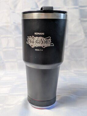 YU-GI-OH BLUETOOTH SPEAKER LIDDED TRAVEL MUG WITH LED LIGHTS KONAMI YGO TUMBLER